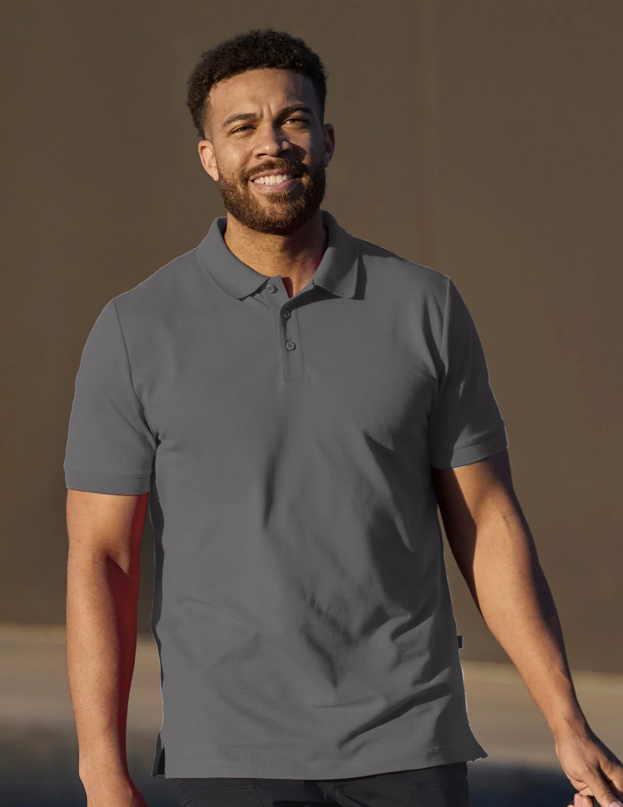 Cotton stretch Polo Shirt - Image 2