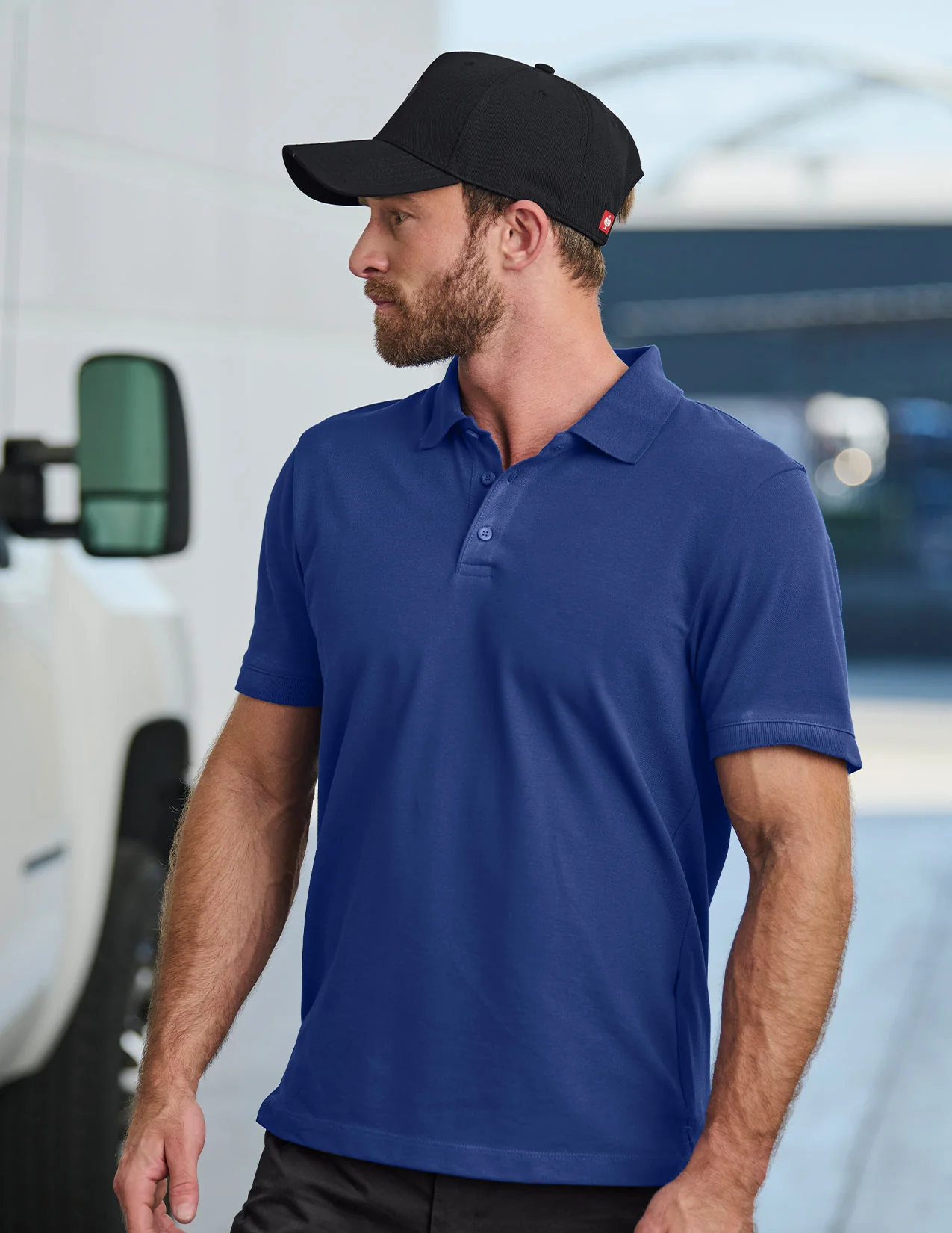 Cotton stretch Polo Shirt - Image 2