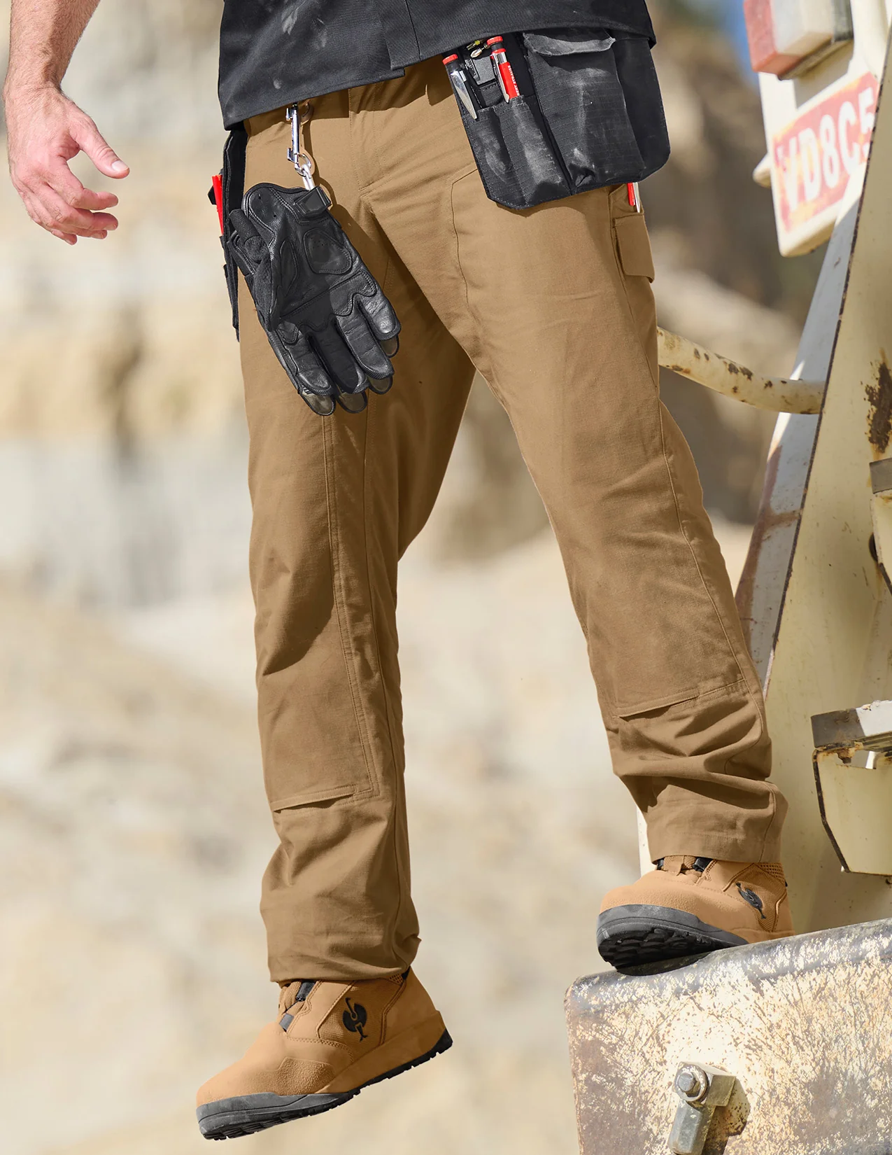 Double Front Ripstop Cargo Work Pants e.s.e:pic - Image 11