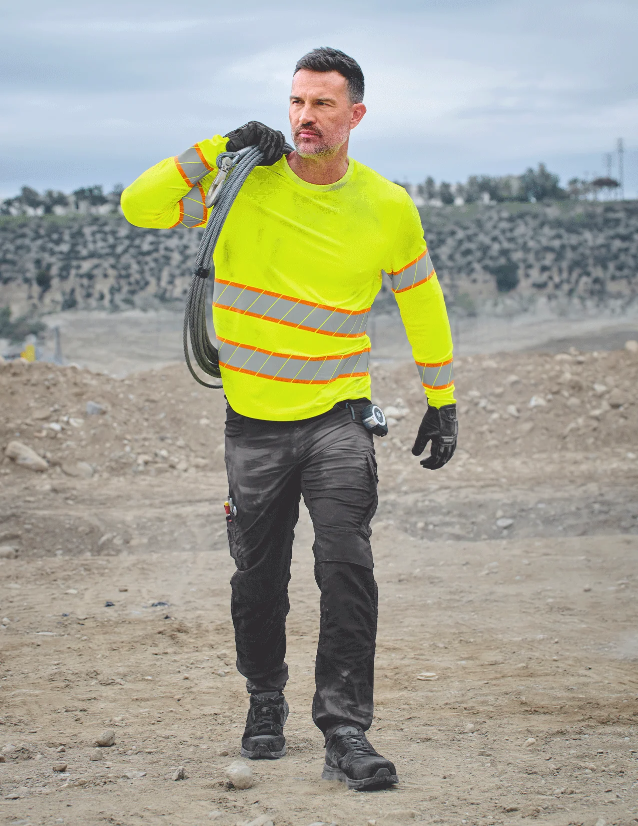 High Visibility Long Sleeve Class 2 - Image 4