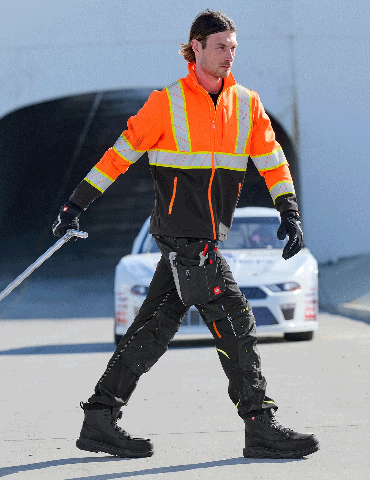 High Visibility Softshell Jacket Class 2 - Image 5
