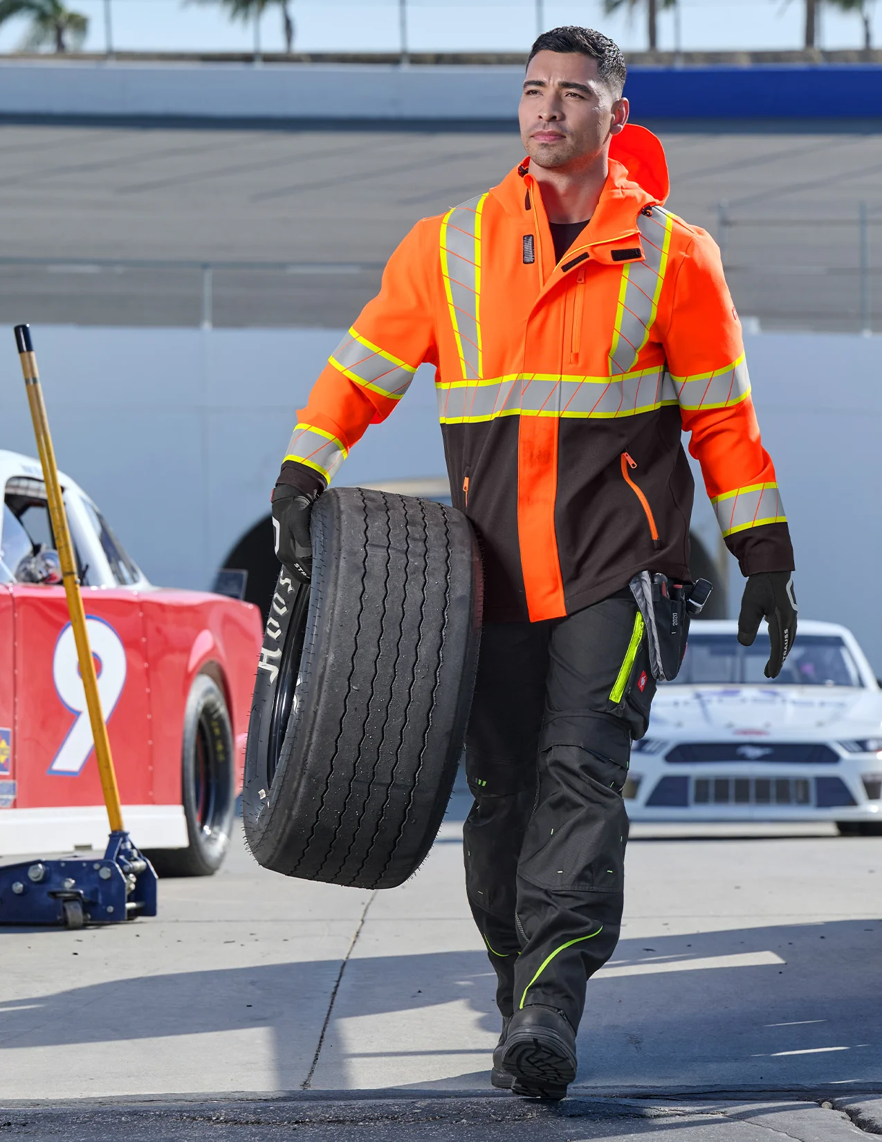 High Visibility Waterproof Jacket Class 2 - Image 3