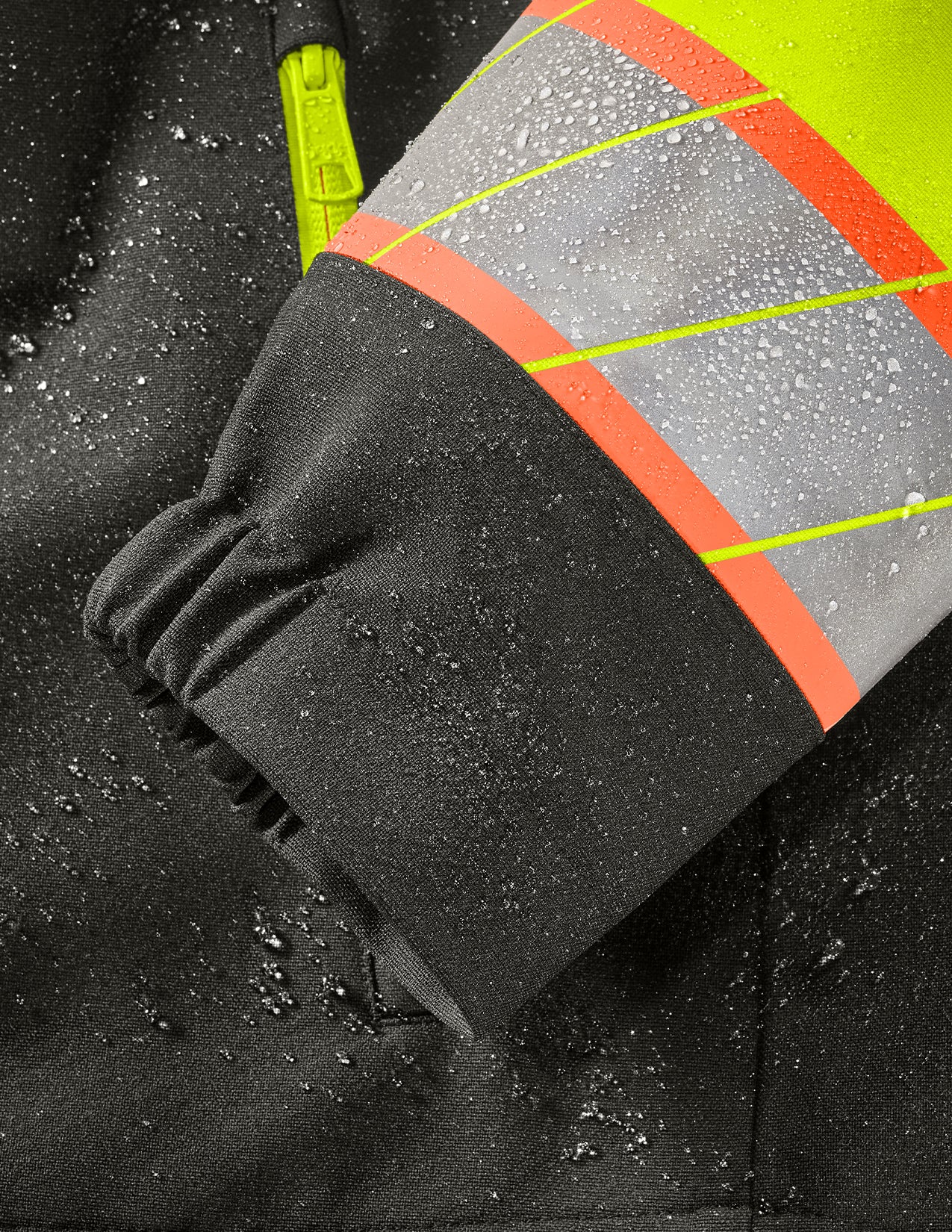 High Visibility Waterproof Jacket Class 2 - Image 7