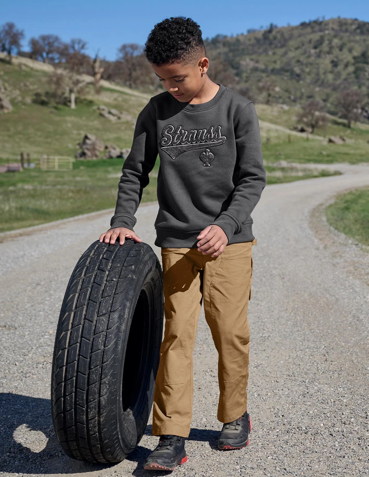 Kids Artwork Crew Neck Sweatshirt e.s.e:pic - Image 5