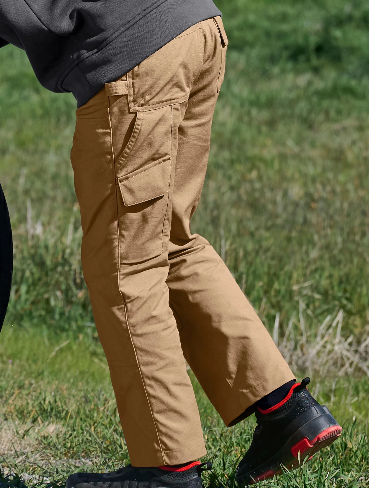 Kids Double Front Ripstop Cargo Pants e.s.e:pic - Image 5