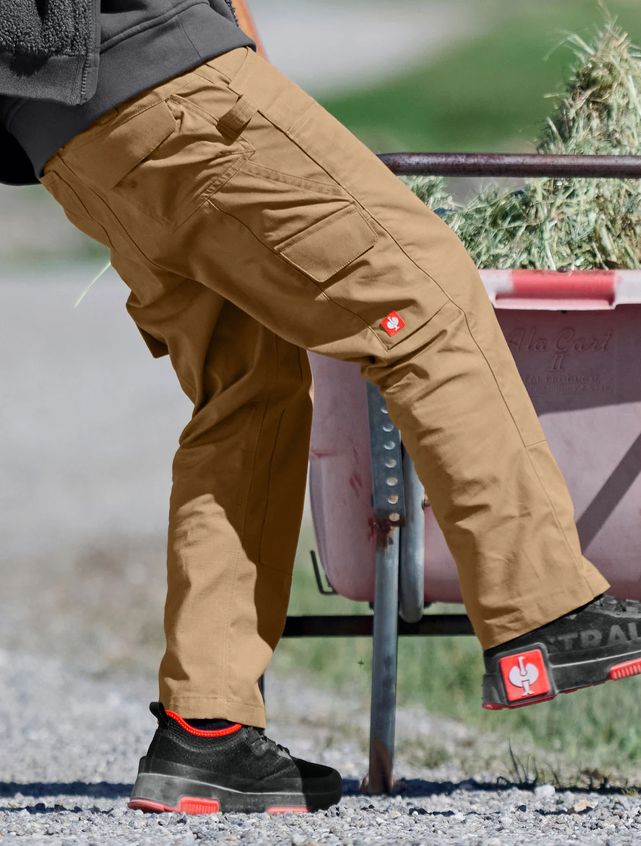 Kids Double Front Ripstop Cargo Pants e.s.e:pic - Image 6