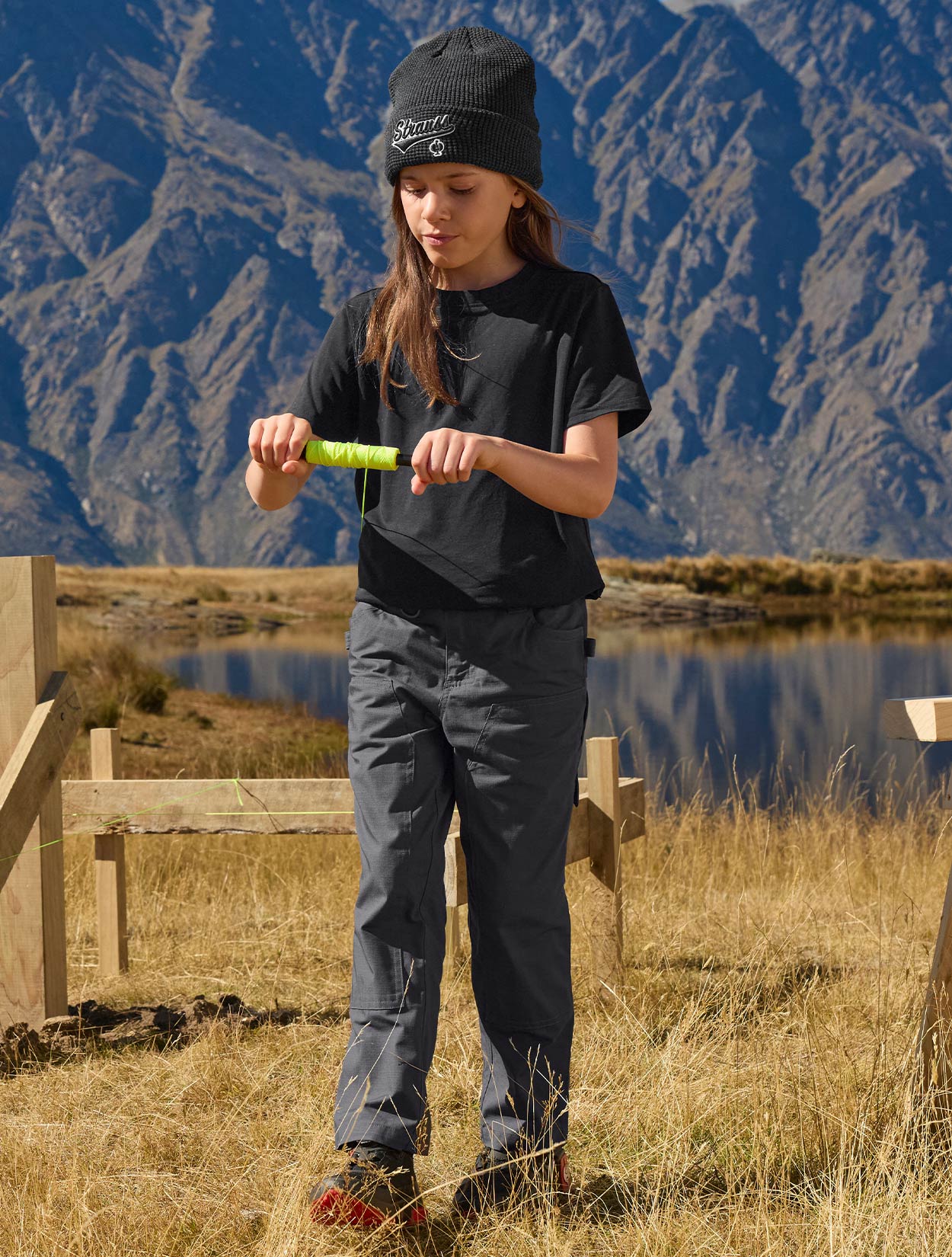 Kids Double Front Ripstop Cargo Pants e.s.e:pic - Image 6