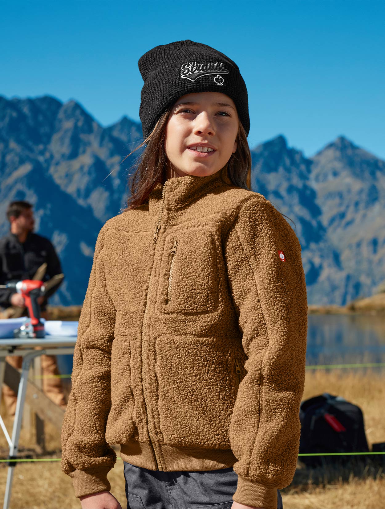 Kids Sherpa Fleece Jacket e.s.e:pic - Image 3