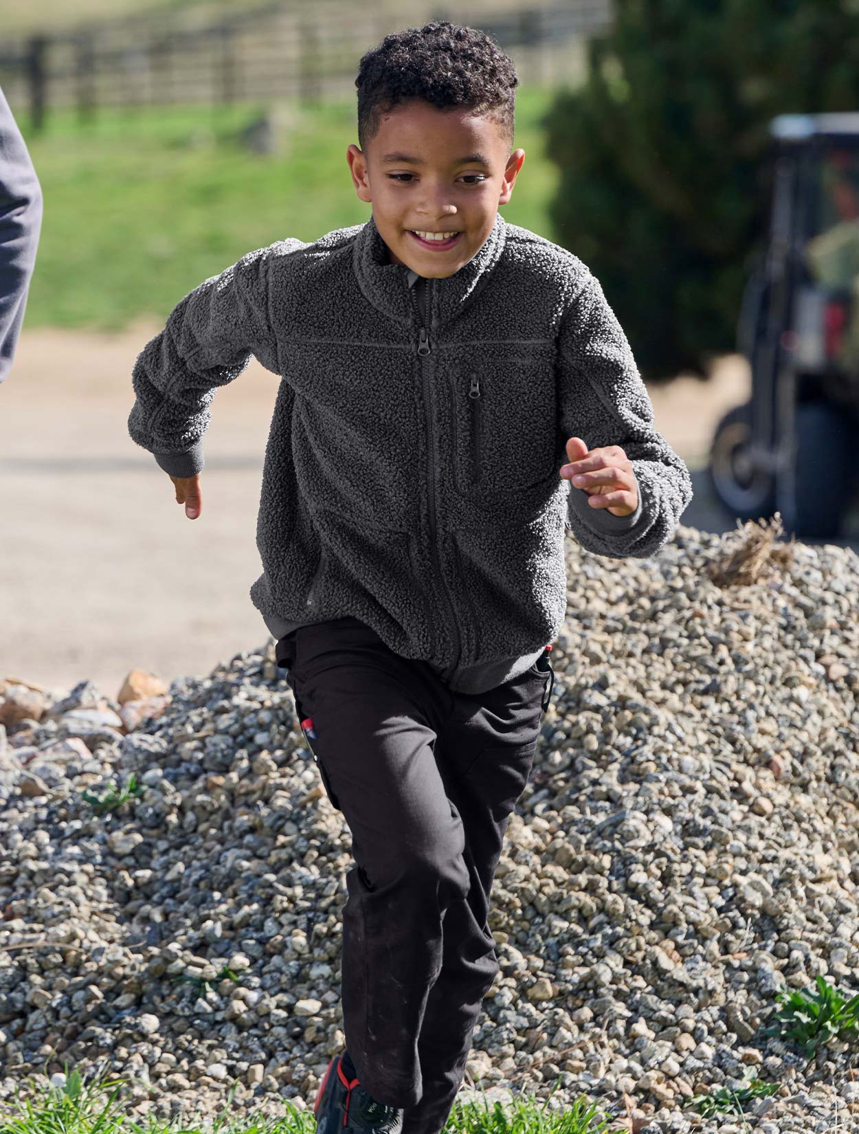 Kids Sherpa Fleece Jacket e.s.e:pic - Image 6
