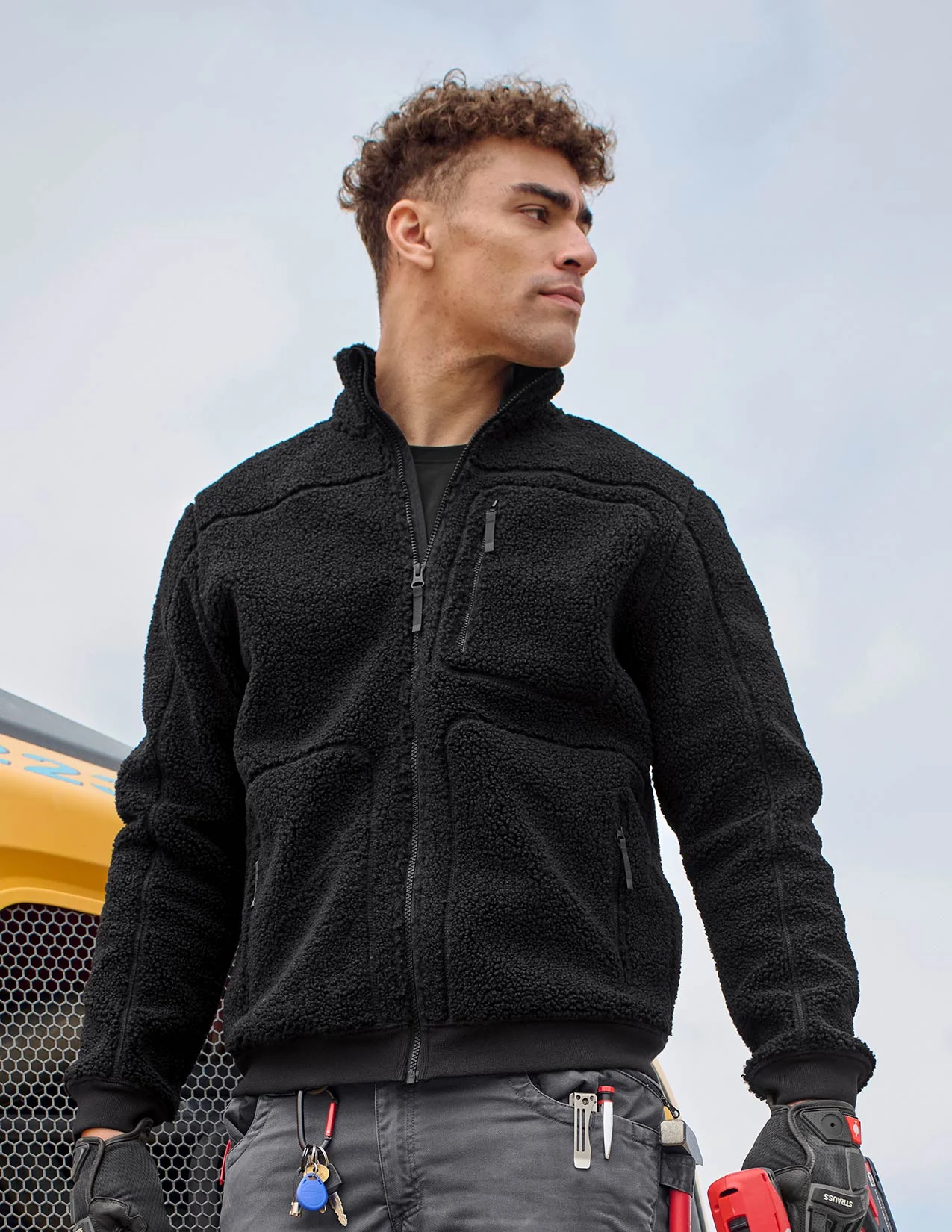 Sherpa Fleece Jacket e.s.e:pic - Image 2