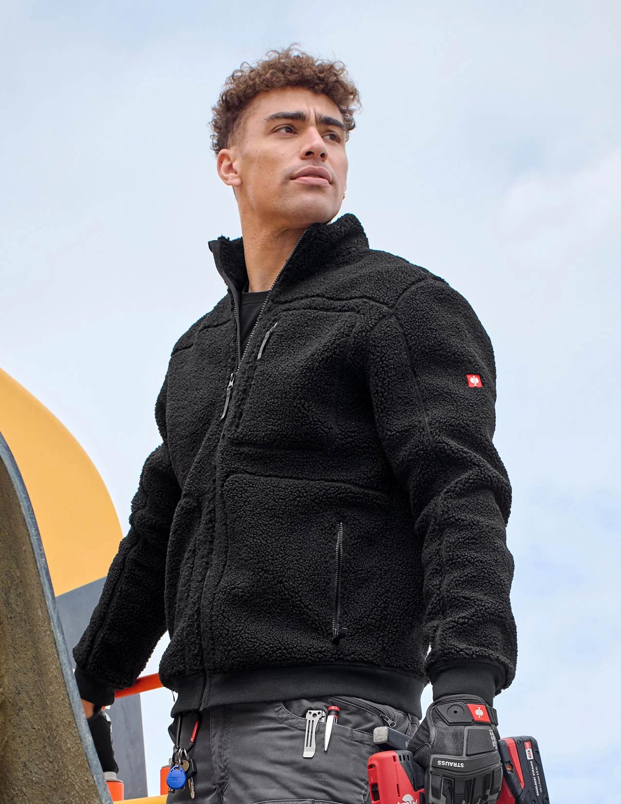 Sherpa Fleece Jacket e.s.e:pic - Image 3