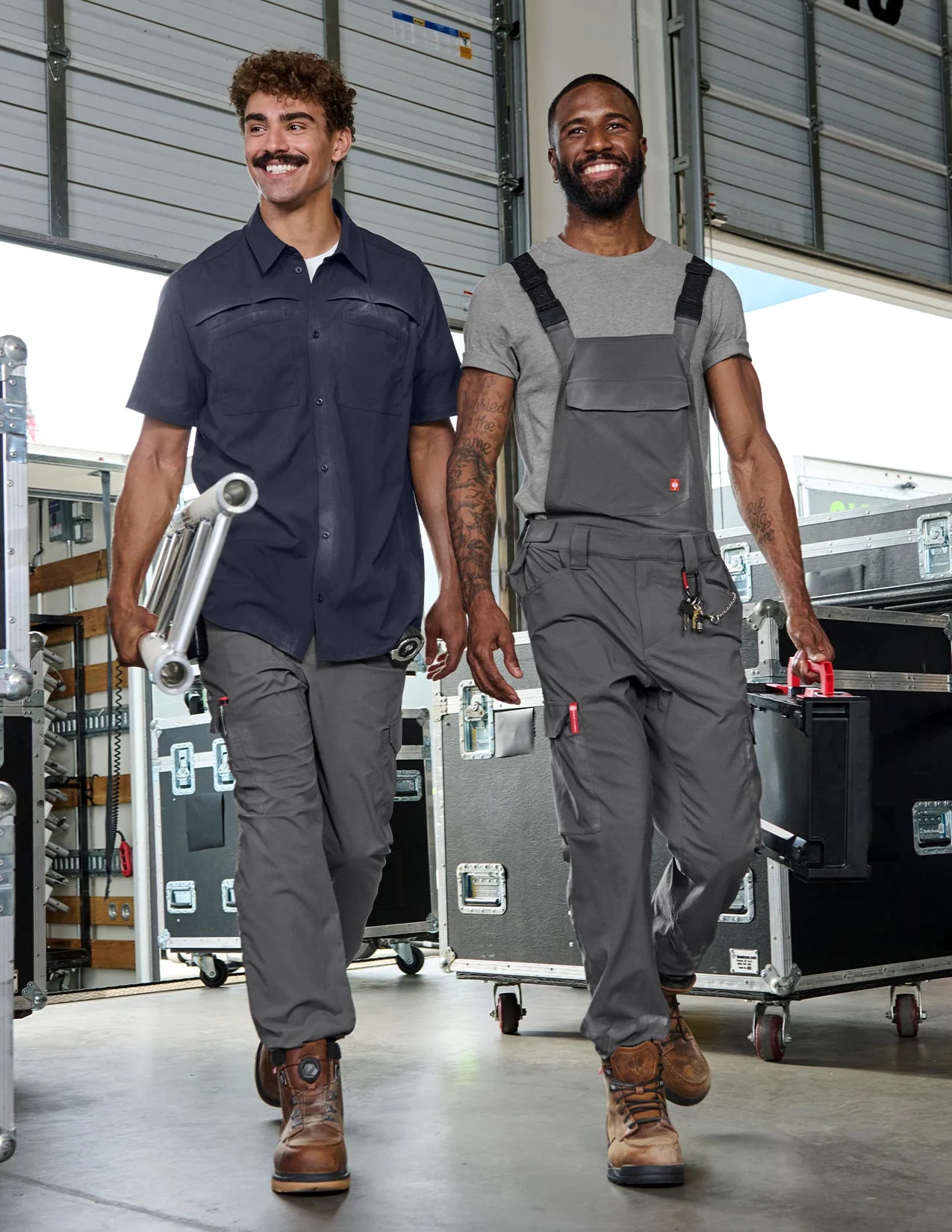 Stretch Ripstop Cargo Work Bib Overall e.s.t:aktik - Image 5