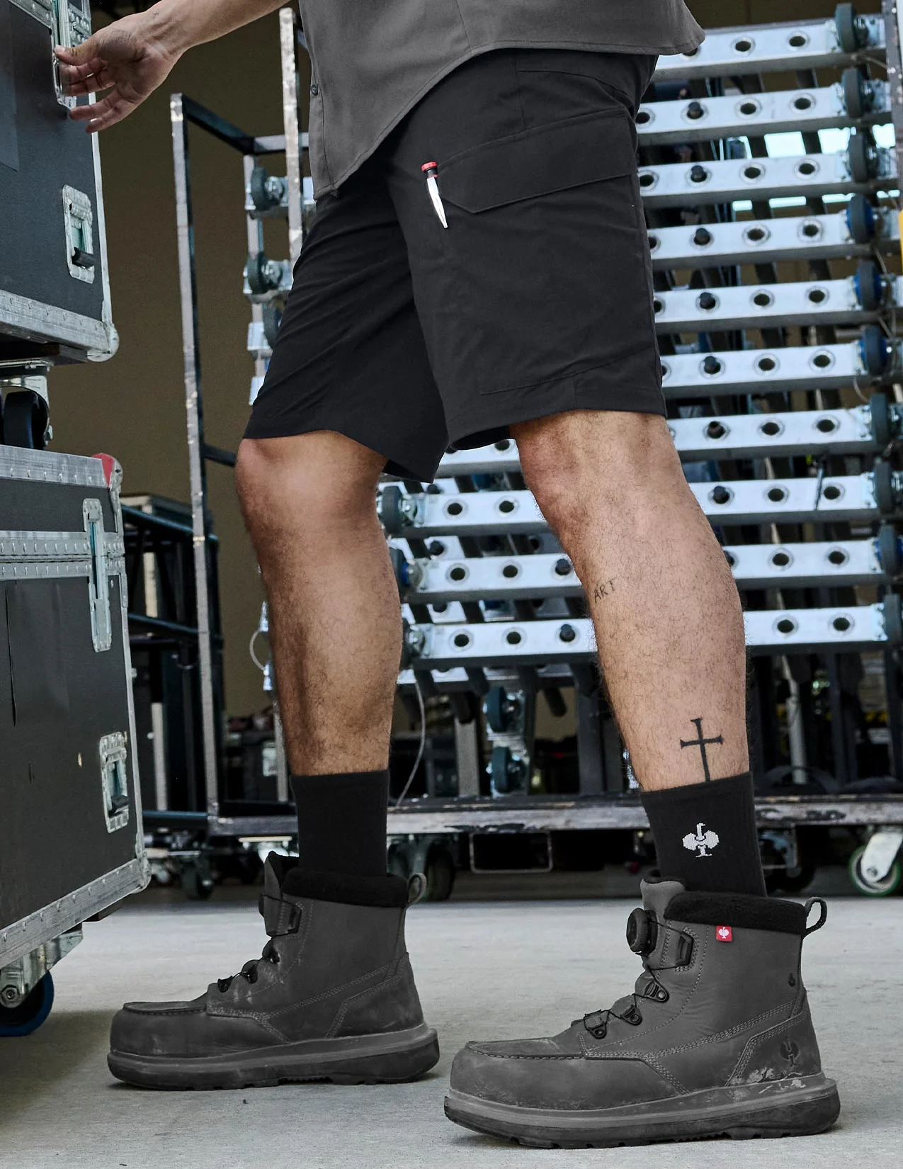 Stretch Ripstop Cargo Work Shorts e.s.t:aktik - Image 4