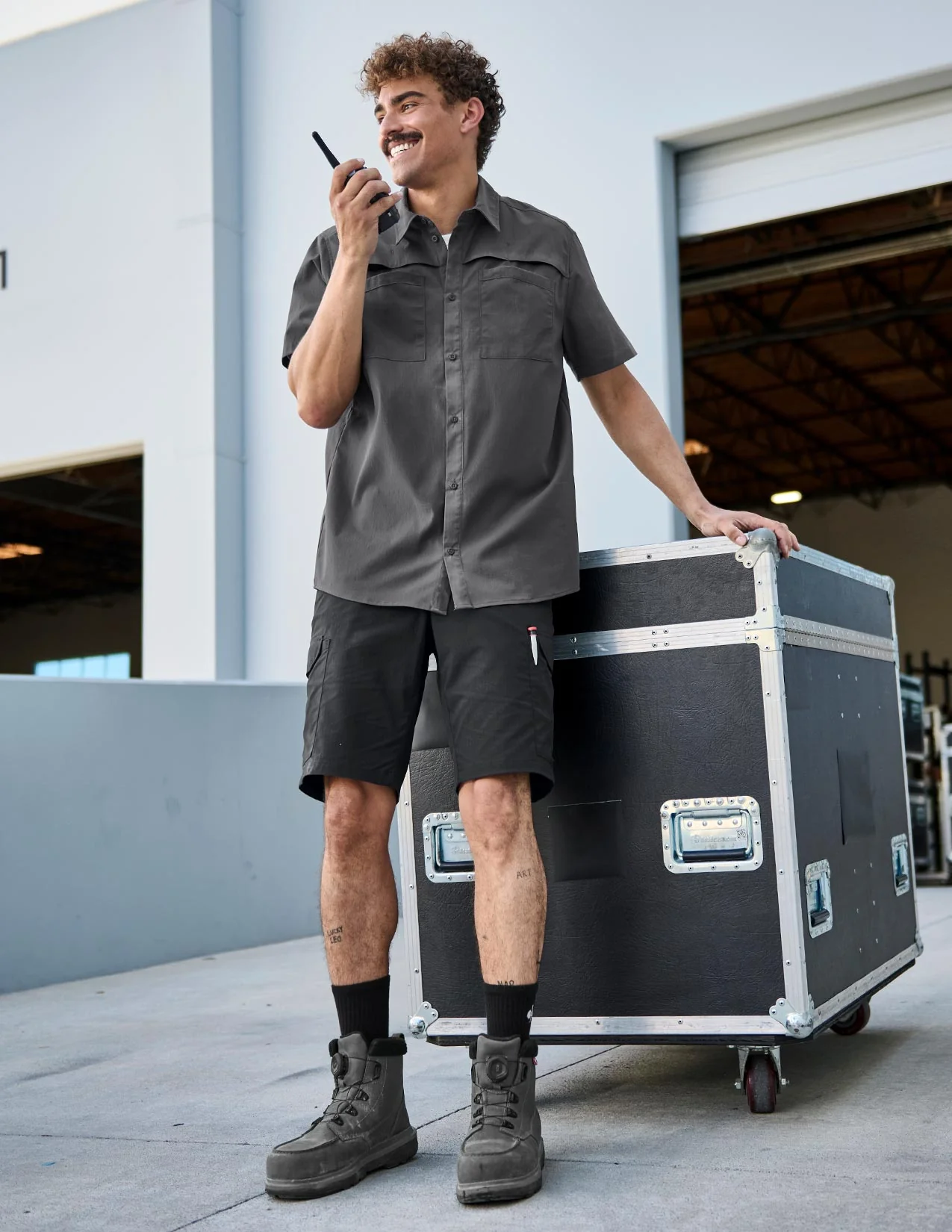 Stretch Ripstop Cargo Work Shorts e.s.t:aktik - Image 5