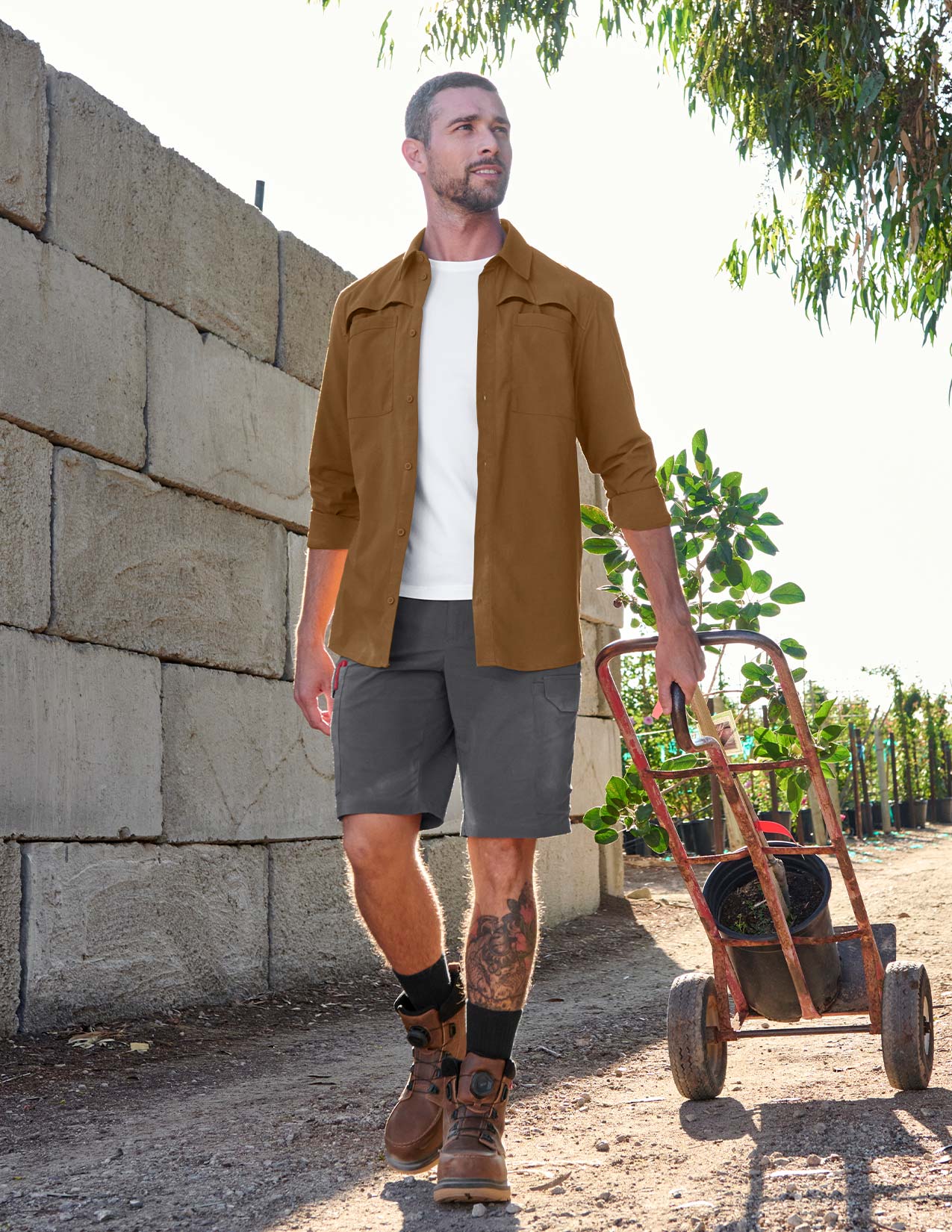 Stretch Ripstop Cargo Work Shorts e.s.t:aktik - Image 4