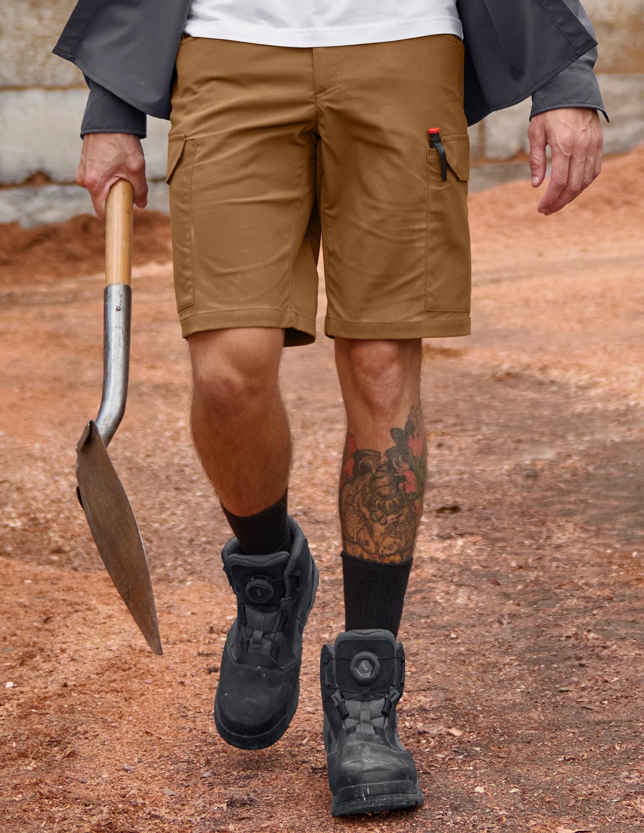 Stretch Ripstop Cargo Work Shorts e.s.t:aktik - Image 3