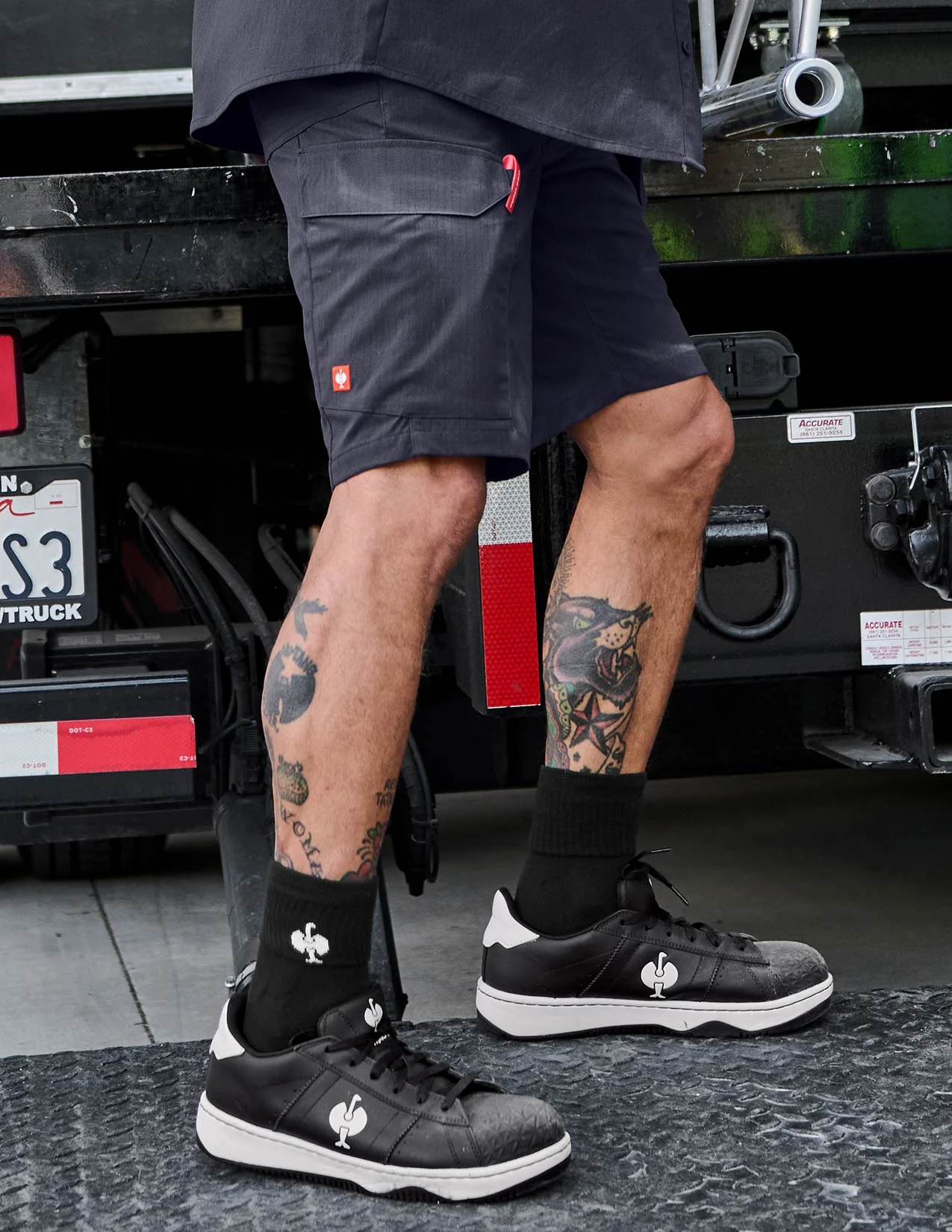 Stretch Ripstop Cargo Work Shorts e.s.t:aktik - Image 4