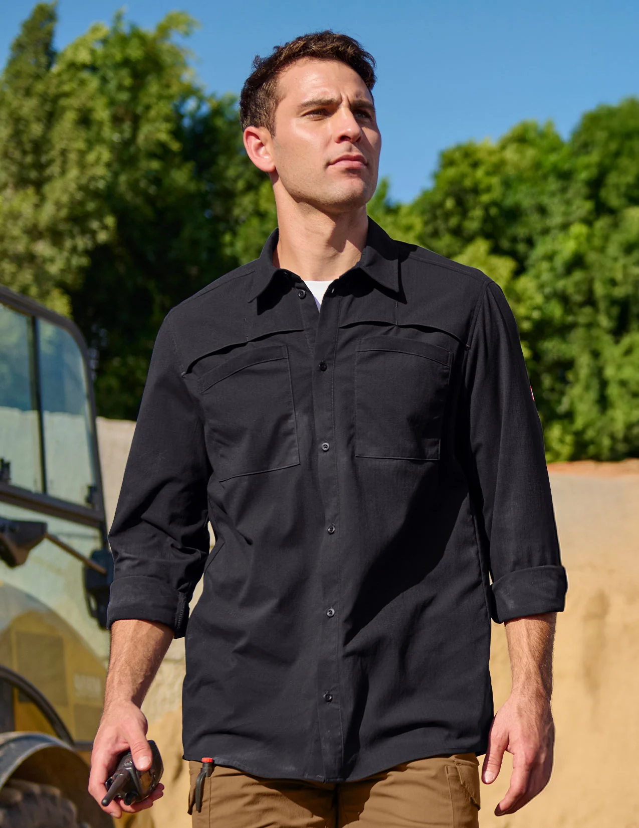 Stretch Ripstop Long Sleeve Work Shirt e.s.t:aktik - Image 3