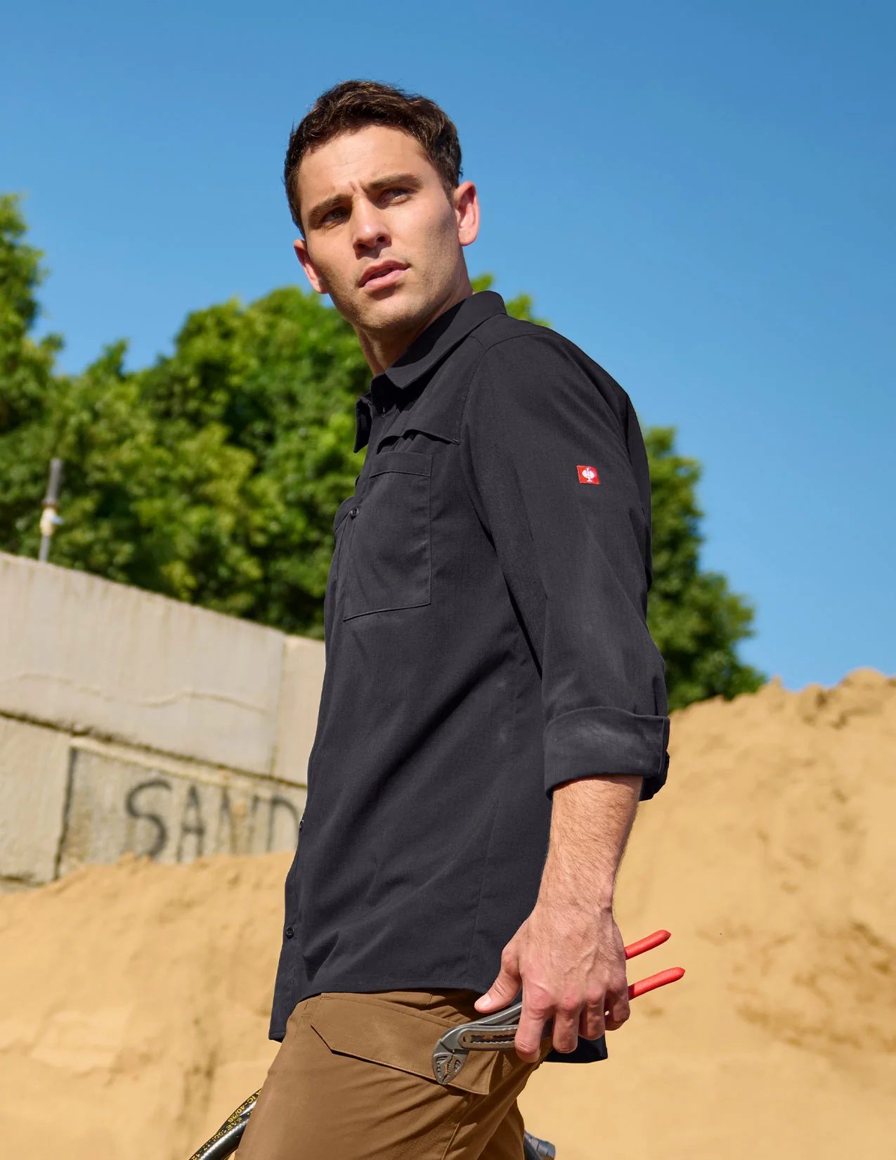 Stretch Ripstop Long Sleeve Work Shirt e.s.t:aktik - Image 4