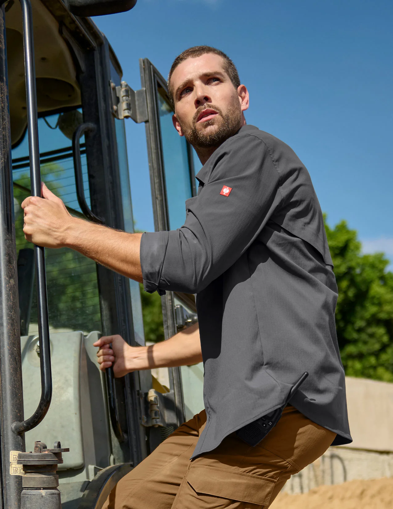 Stretch Ripstop Long Sleeve Work Shirt e.s.t:aktik - Image 4