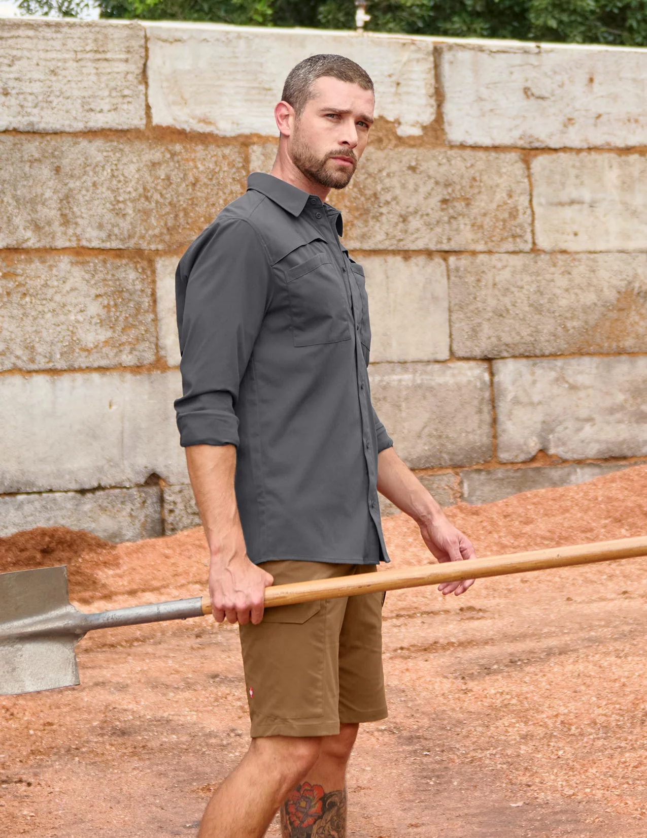 Stretch Ripstop Long Sleeve Work Shirt e.s.t:aktik - Image 6