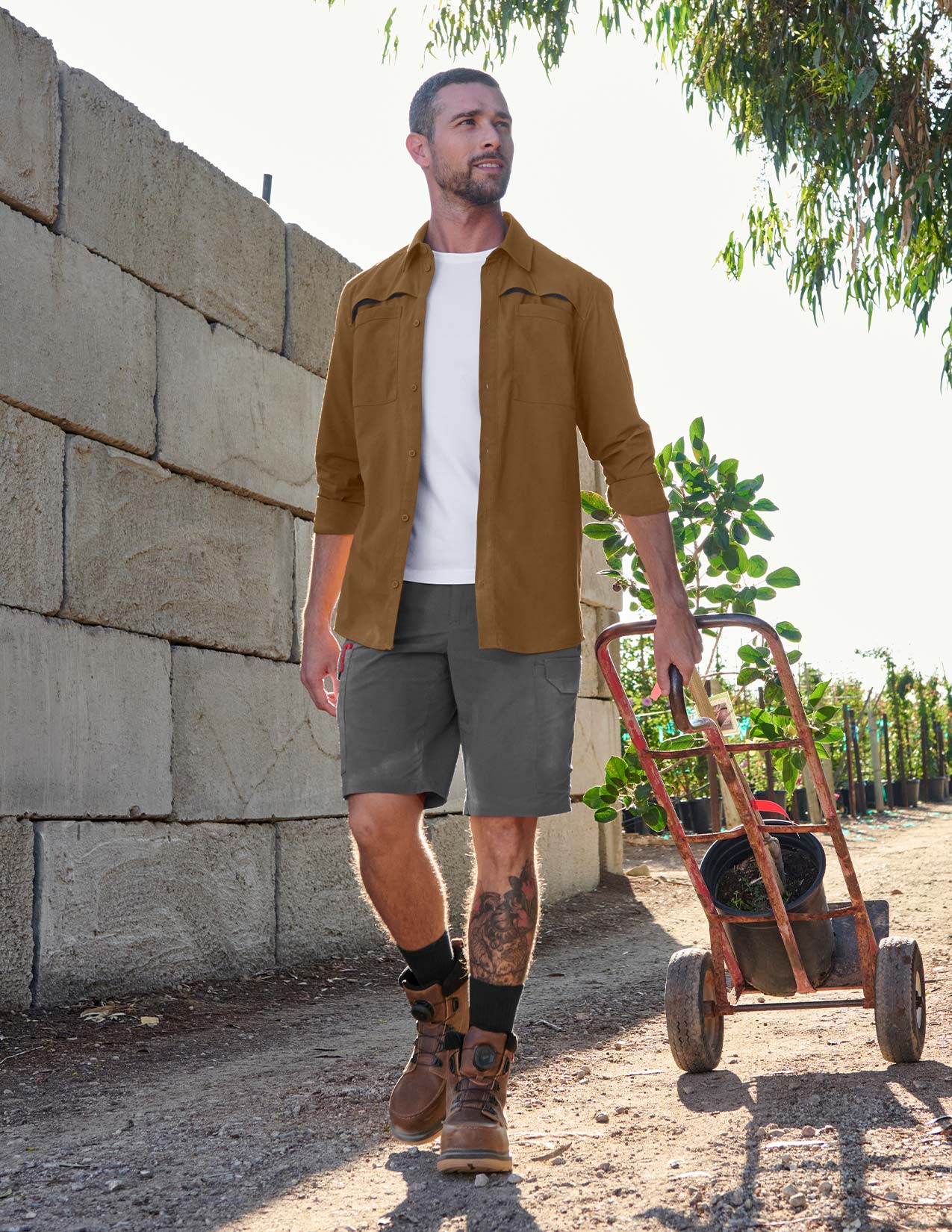 Stretch Ripstop Long Sleeve Work Shirt e.s.t:aktik - Image 4