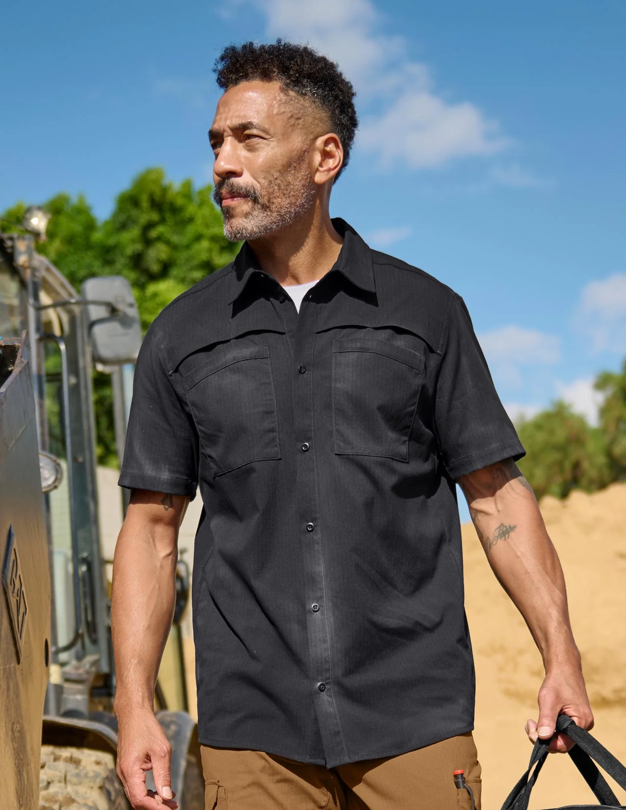 Stretch Ripstop Short Sleeve Work Shirt e.s.t:aktik - Image 3
