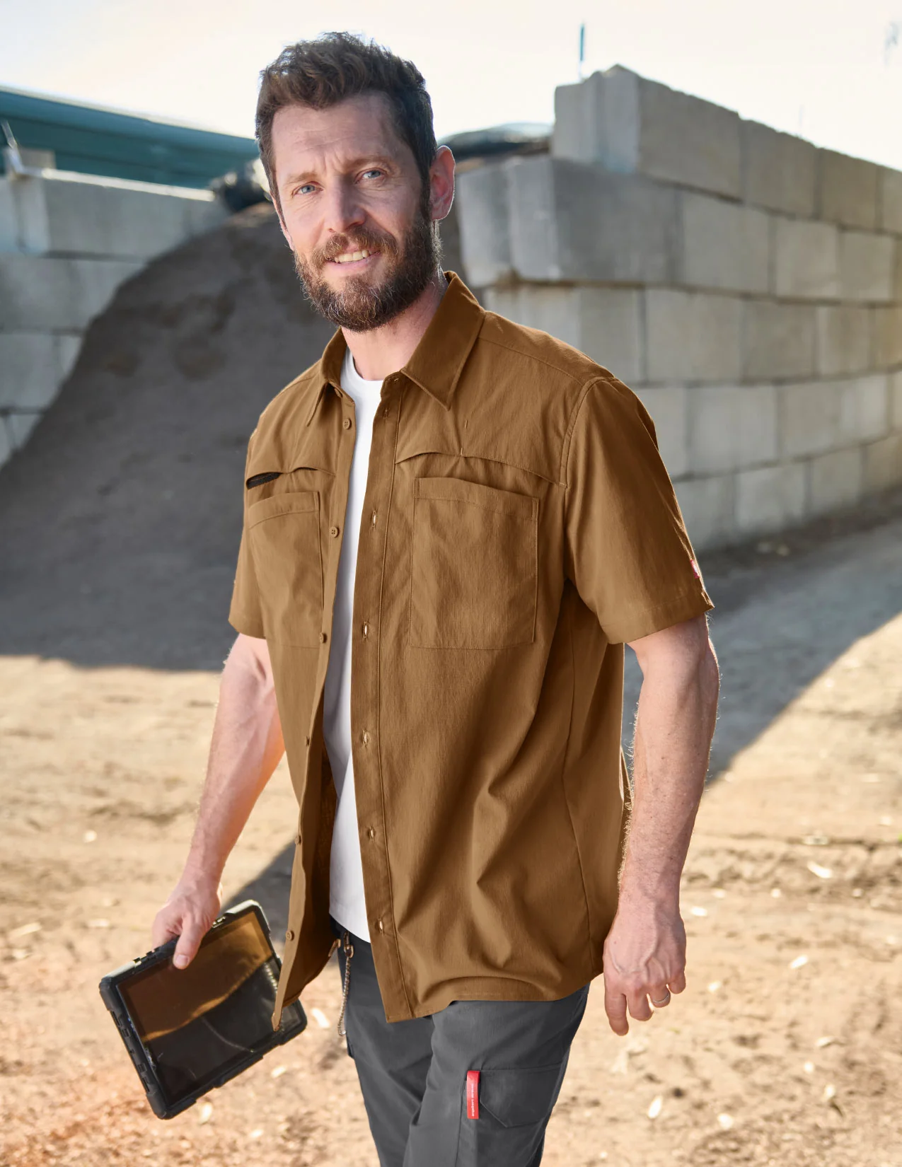 Stretch Ripstop Short Sleeve Work Shirt e.s.t:aktik - Image 5