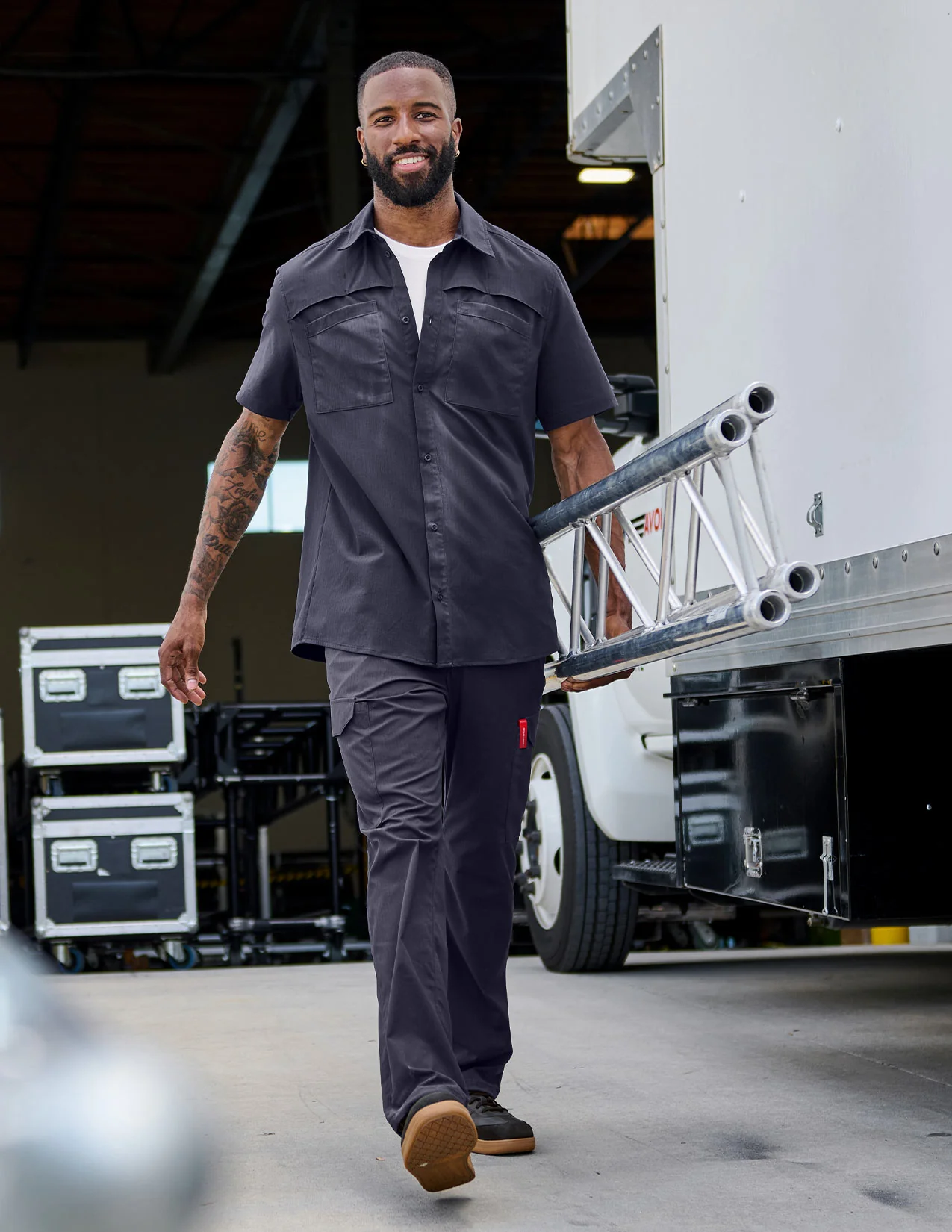 Stretch Ripstop Short Sleeve Work Shirt e.s.t:aktik - Image 5