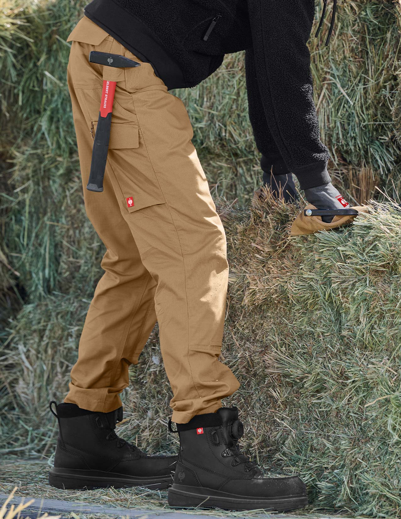 Women's Double Front Ripstop Cargo Work Pants e.s.e:pic - Image 4