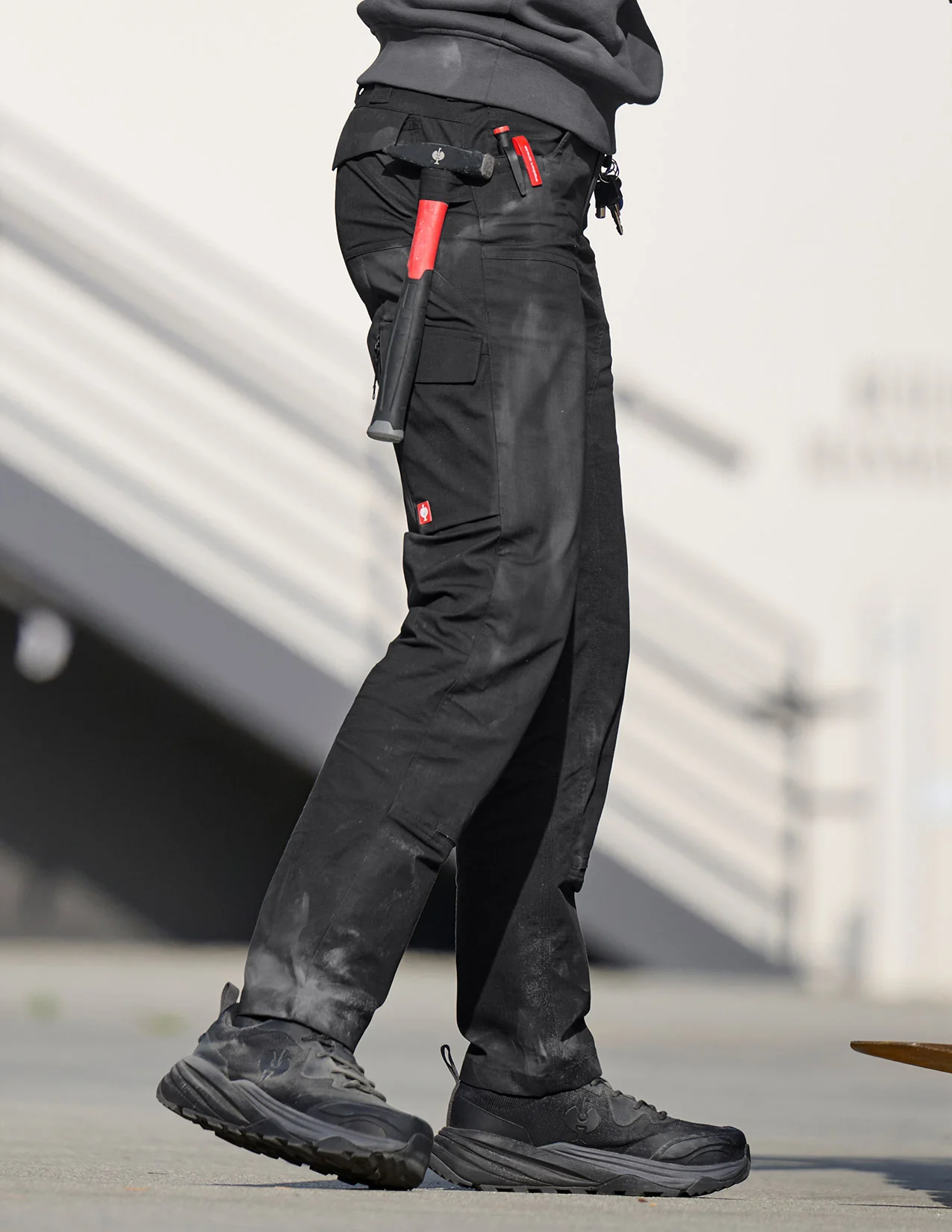 Women's Double Front Ripstop Cargo Work Pants e.s.e:pic - Image 3