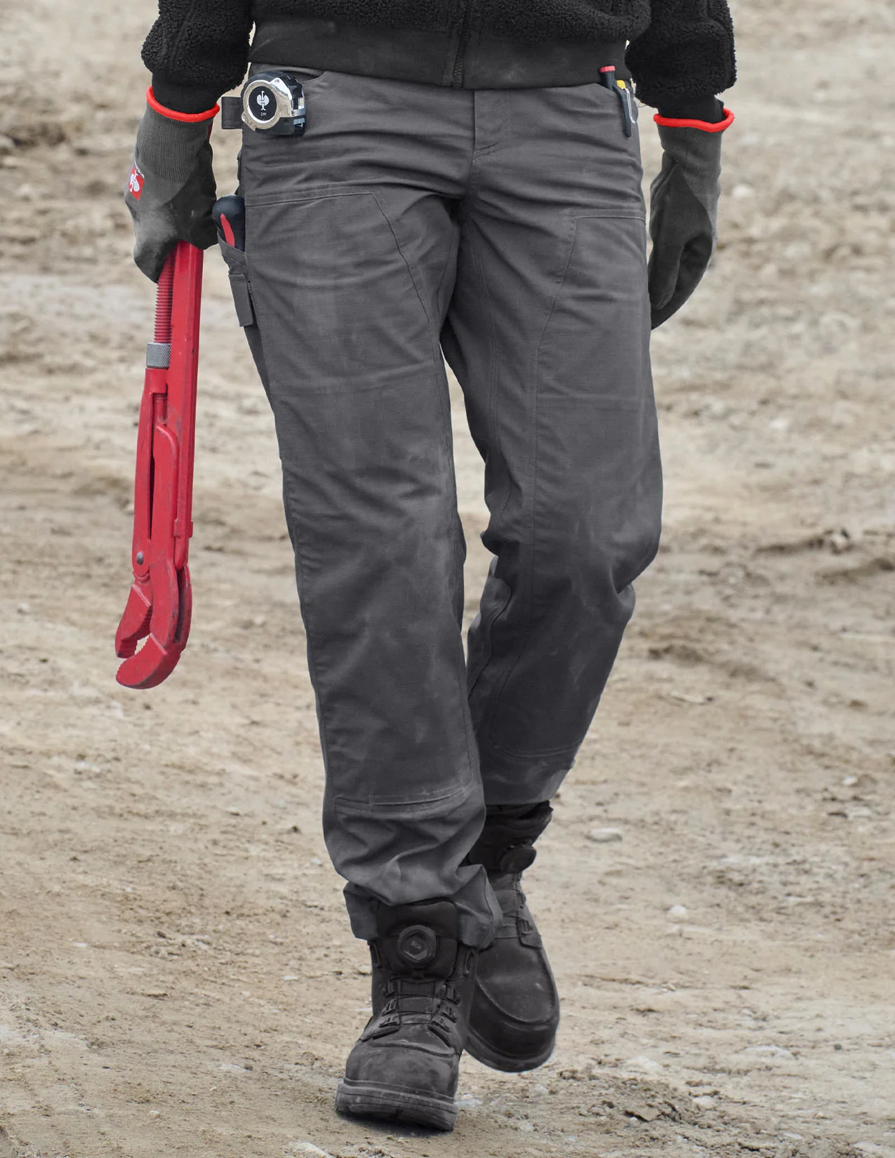 Women's Double Front Ripstop Cargo Work Pants e.s.e:pic - Image 4