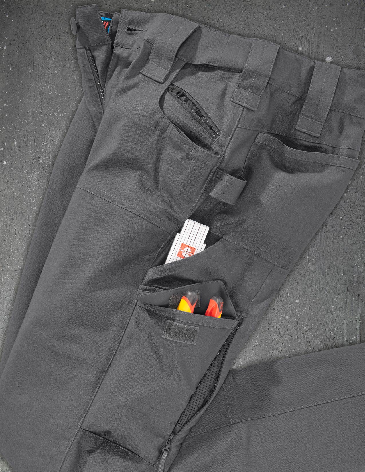 Women's Double Front Ripstop Cargo Work Pants e.s.e:pic - Image 6