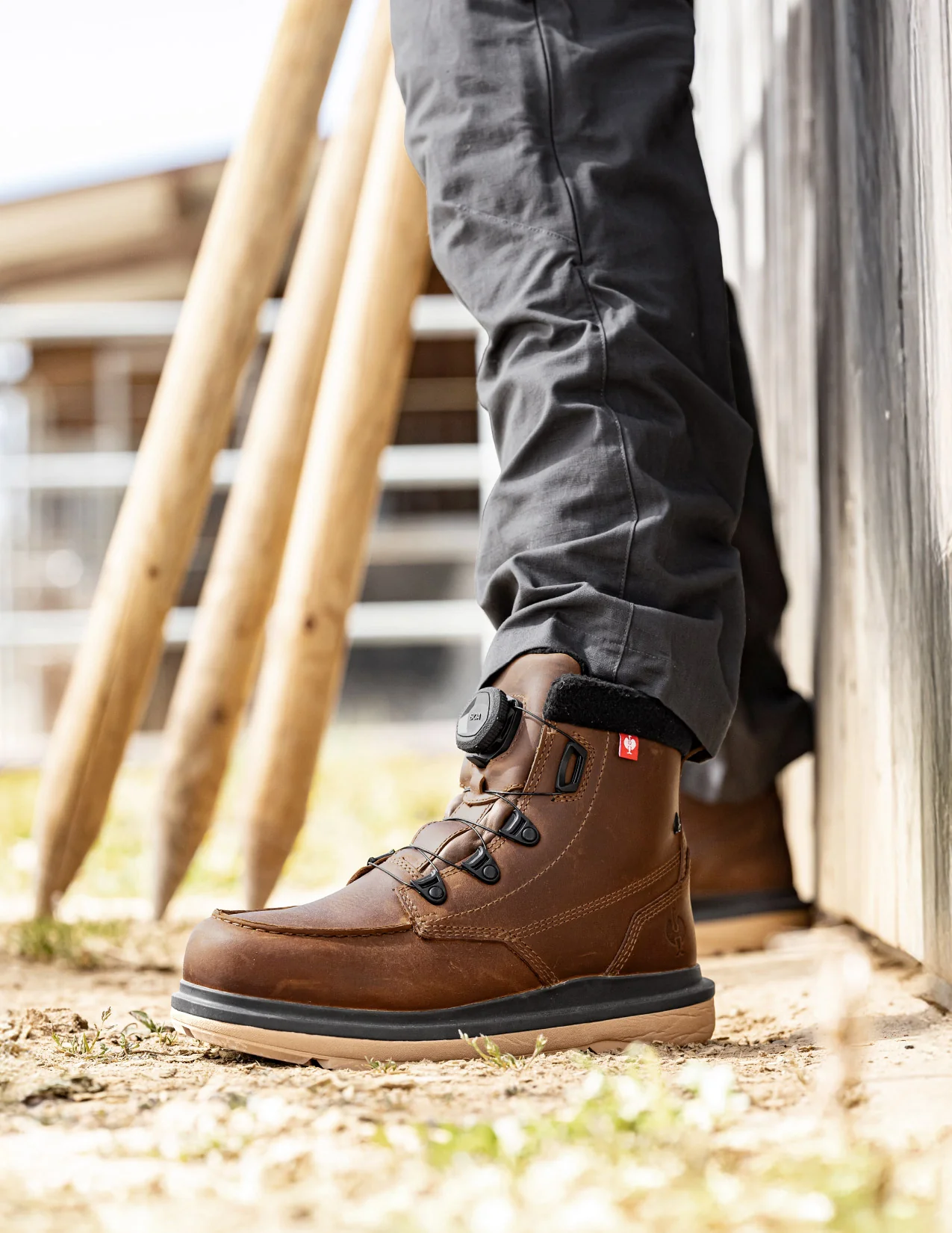 Woodside 6" Steel Toe Work Boot - Image 4