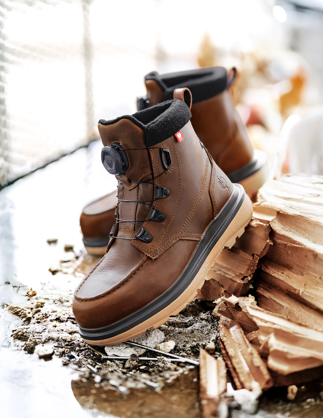 Woodside 6" Steel Toe Work Boot - Image 7